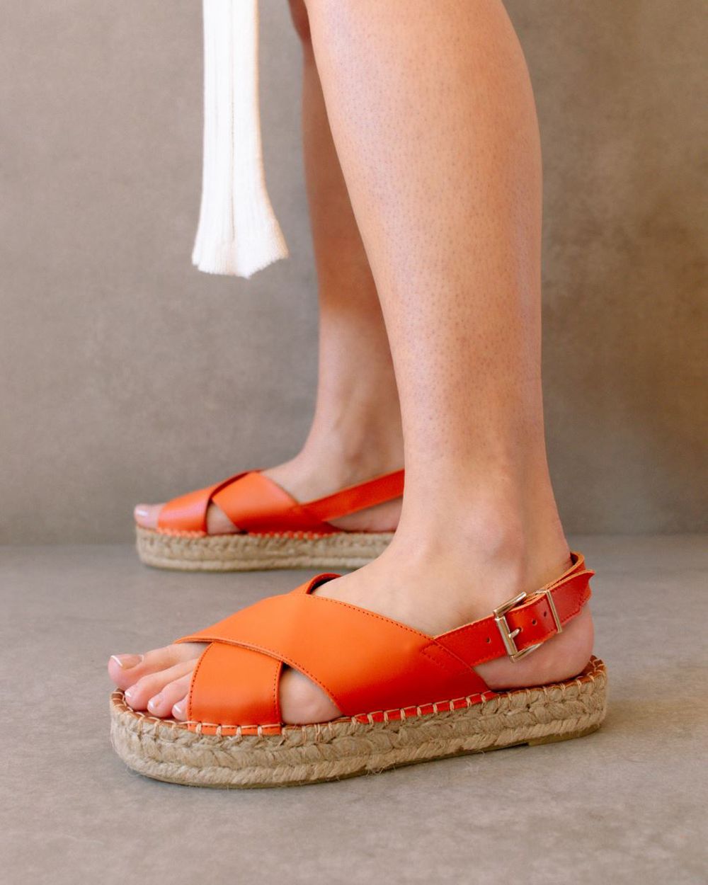 Espadrille Alohas Crossed pour Pomelo Orange Femme | SRI-50966649