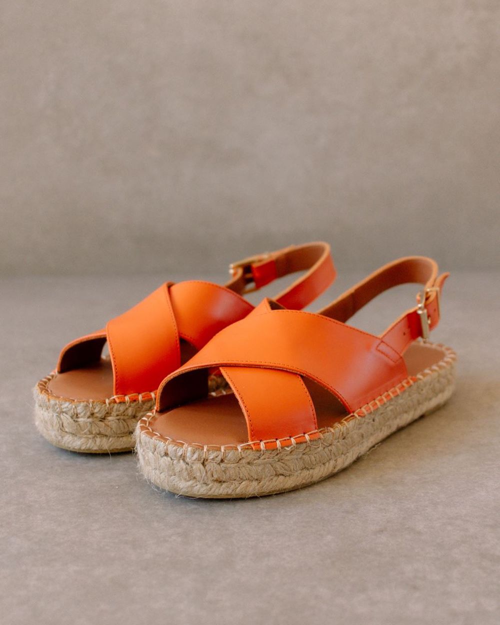 Espadrille Alohas Crossed pour Pomelo Orange Femme | SRI-50966649