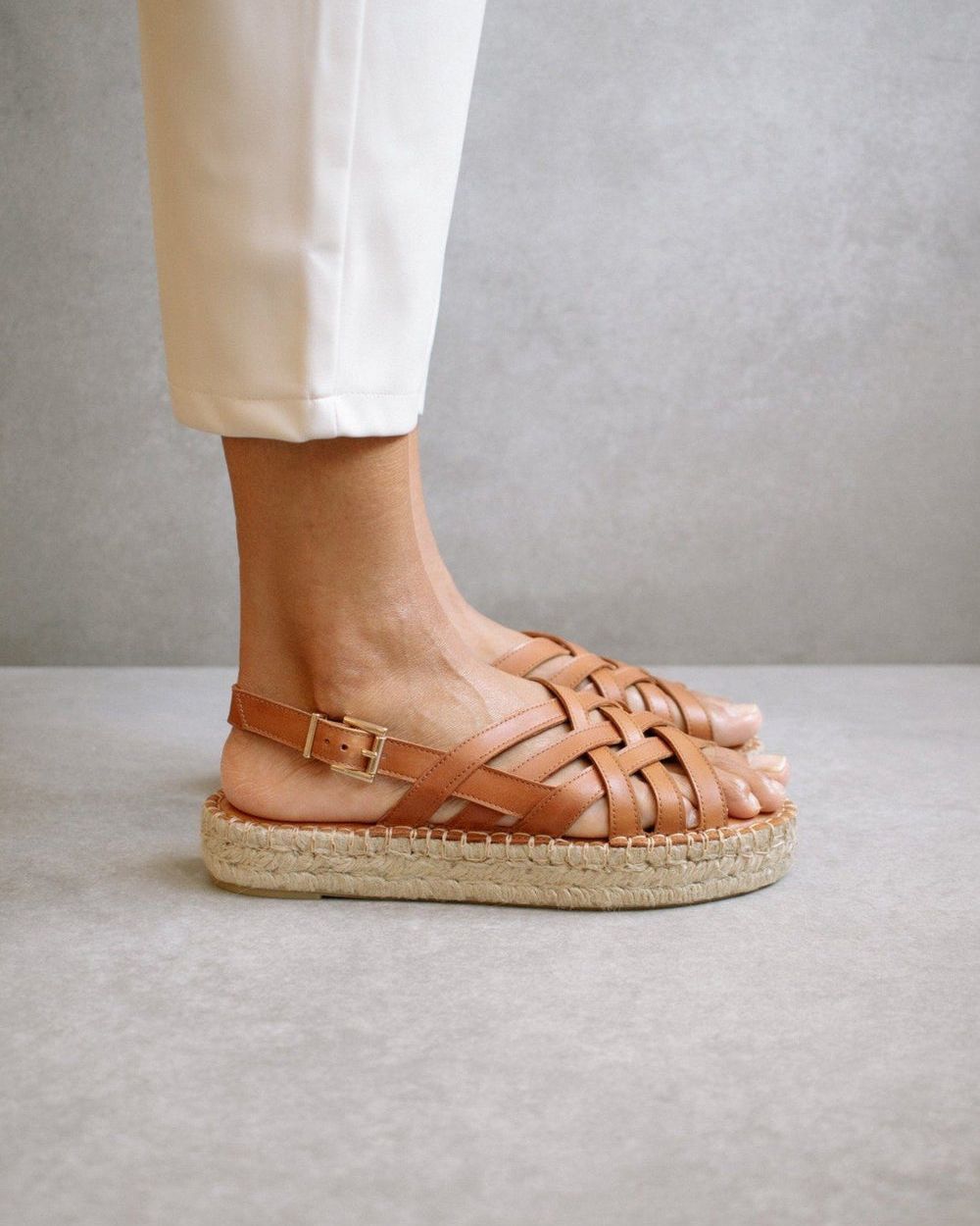 Espadrille Alohas Souvenir pour Tan Femme | VPK-01871826