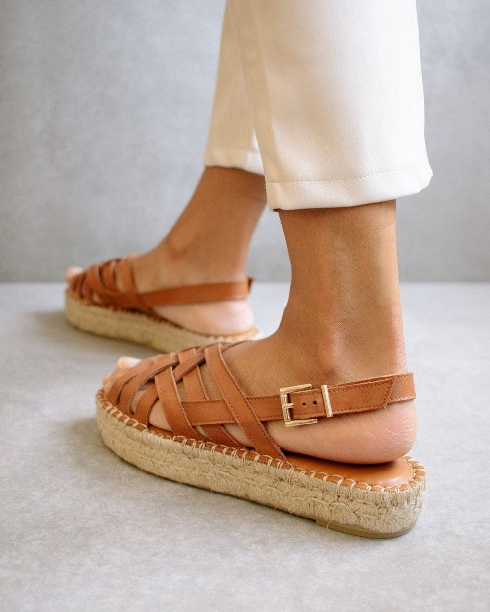 Espadrille Alohas Souvenir pour Tan Femme | VPK-01871826