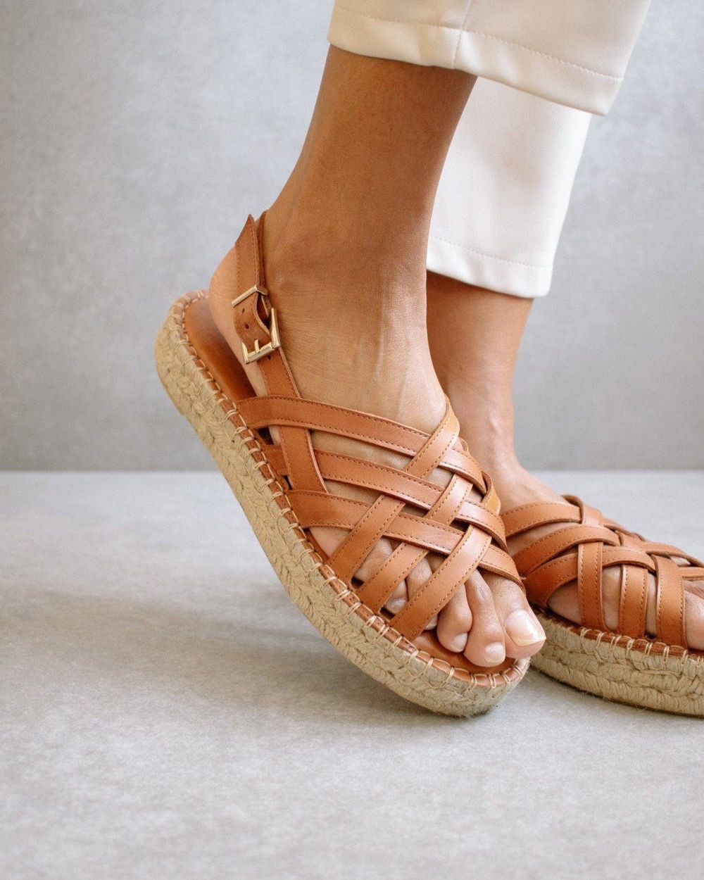 Espadrille Alohas Souvenir pour Tan Femme | VPK-01871826