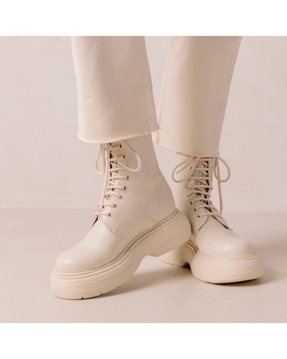 Bottes Alohas Gouache pour Warm White Femme | AAW-29678857