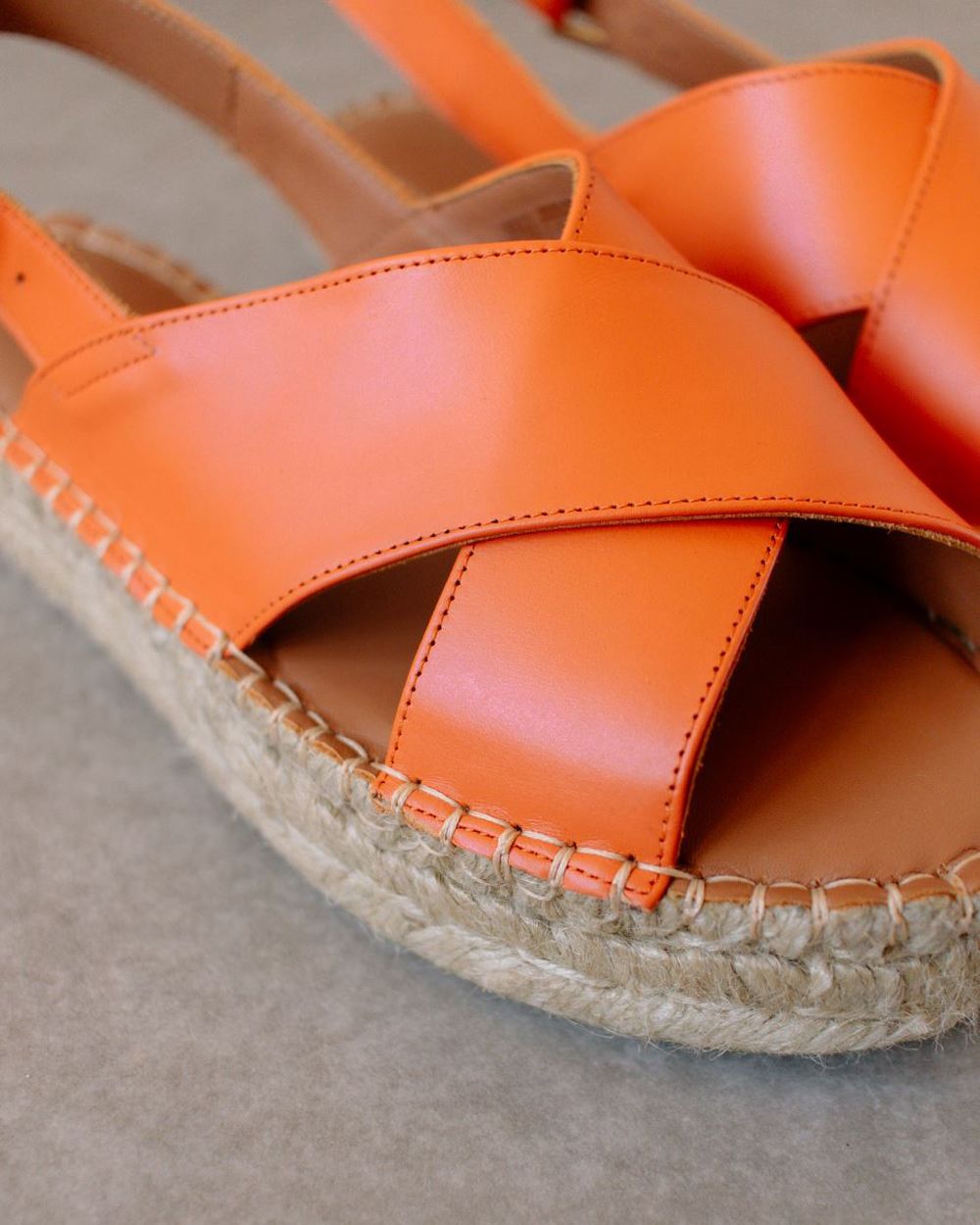 Espadrille Alohas Crossed pour Pomelo Orange Femme | SRI-50966649