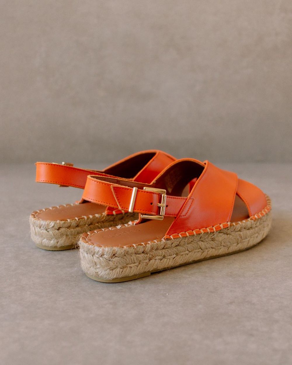 Espadrille Alohas Crossed pour Pomelo Orange Femme | SRI-50966649