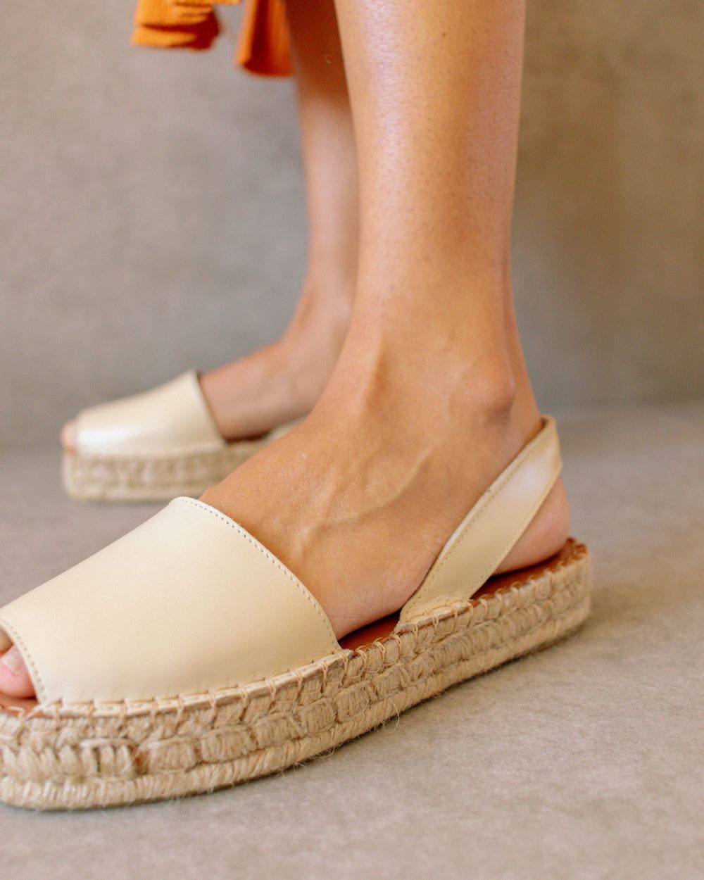 Espadrille Alohas Ibizas pour Ivory Femme | WUG-26920218