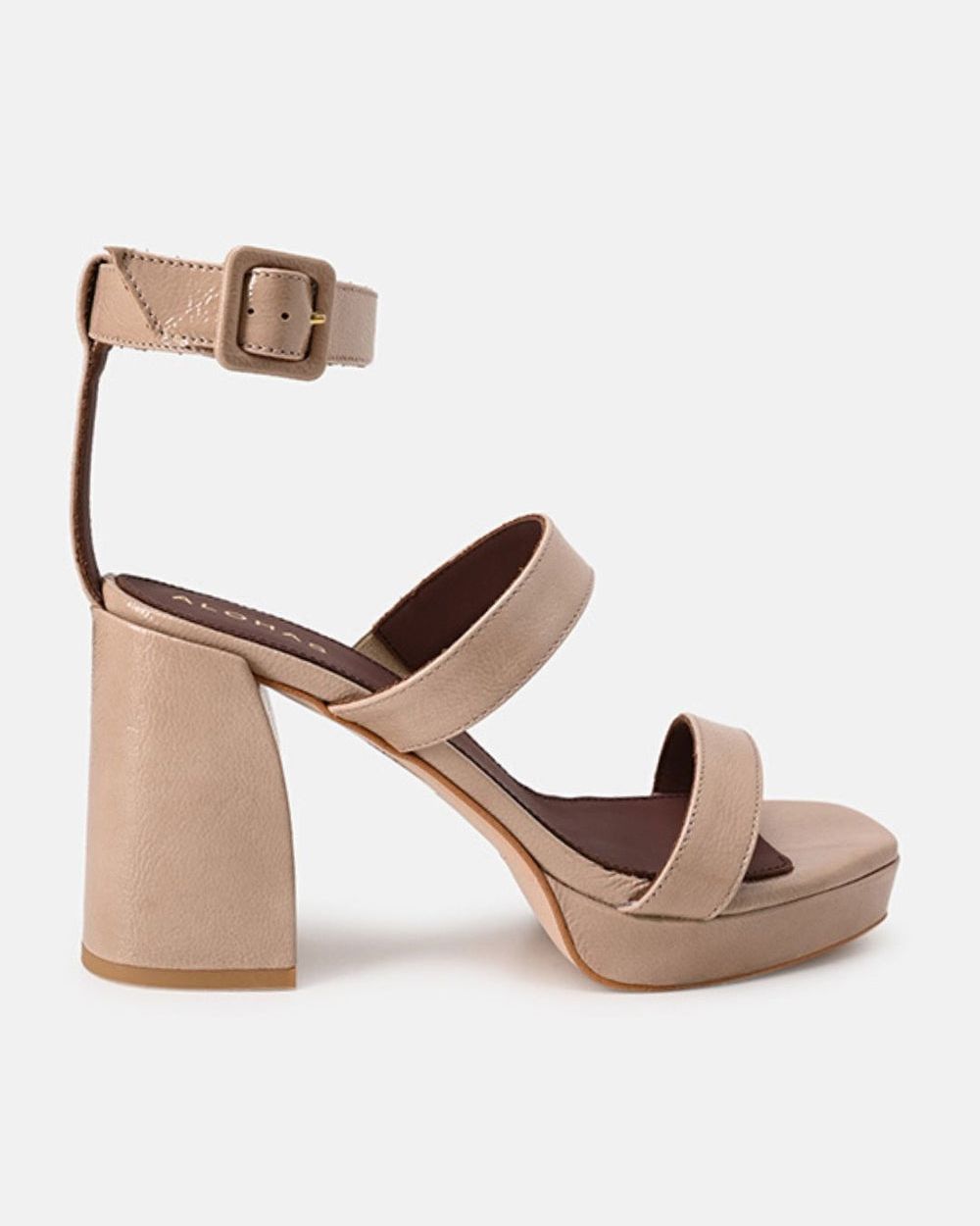 Sandales Alohas Lindeza pour Taupe Femme | ZOE-23655757