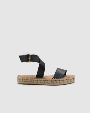 Espadrille Alohas Venus pour Black Femme | XVX-40576097