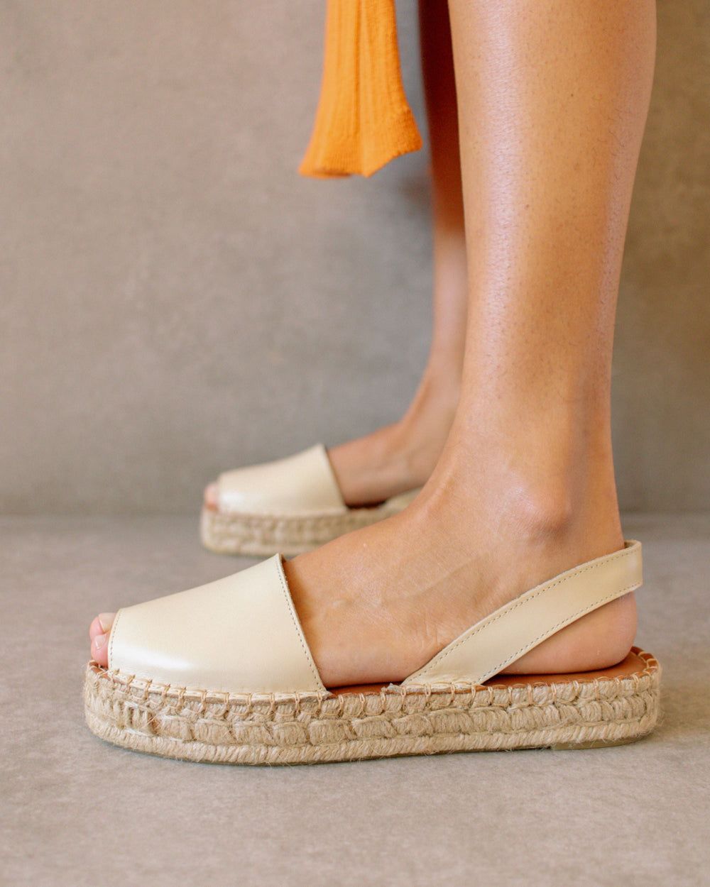 Espadrille Alohas Ibizas pour Ivory Femme | WUG-26920218