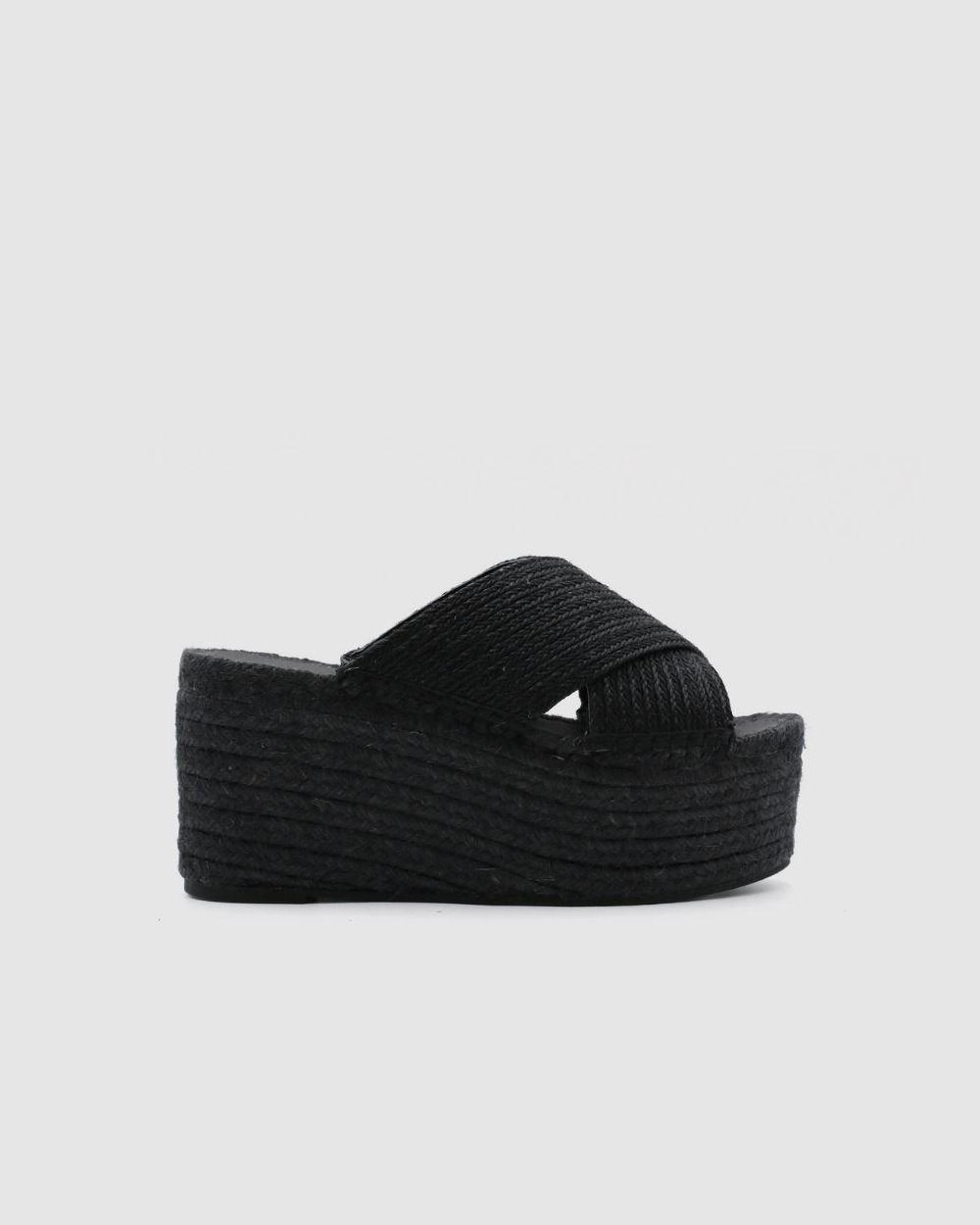 Espadrille Alohas Bali Total pour Black Femme | HSI-16364581