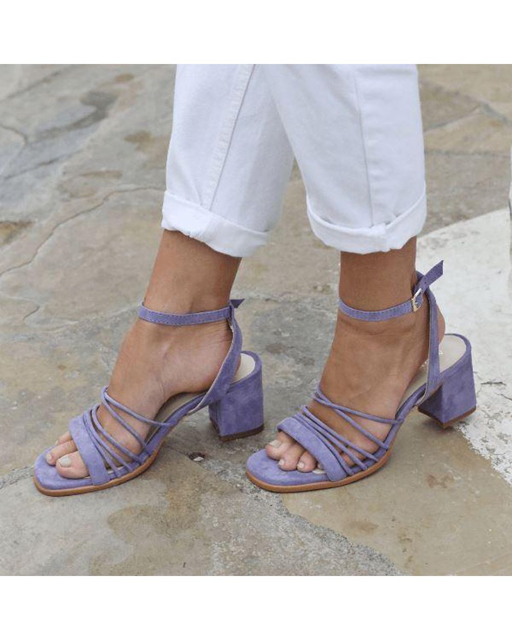 Sandales Alohas Carolina pour Jasmine Purple Femme | OAO-69706672