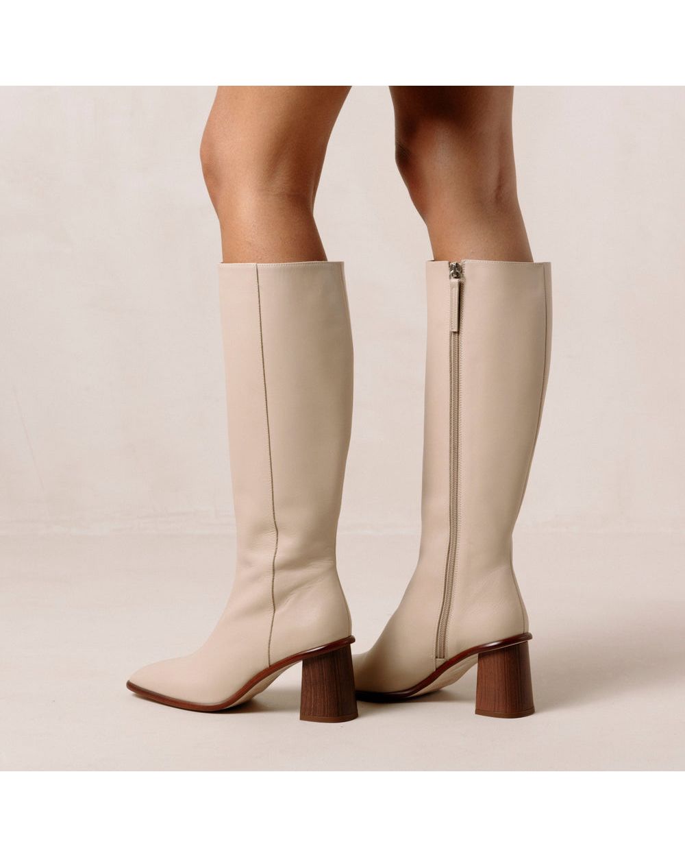 Bottes Alohas East pour Stone Beige Femme | TLC-08493711