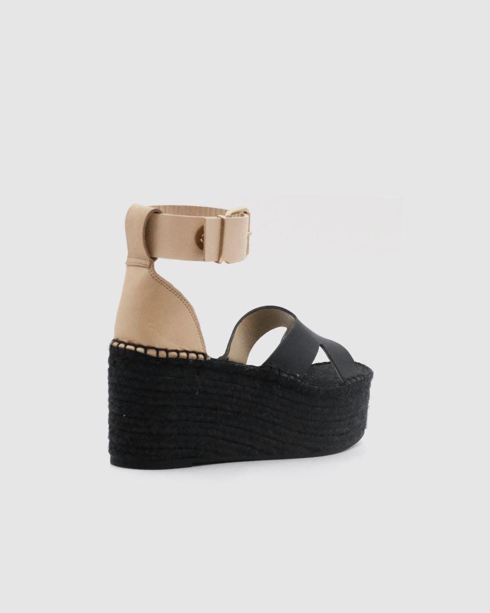 Espadrille Alohas Kuko pour Black White Femme | WOD-57991964