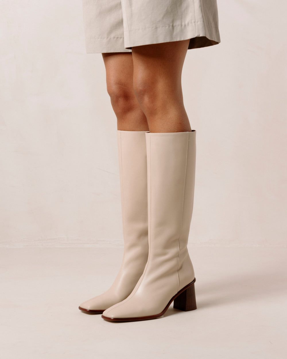 Bottes Alohas East pour Stone Beige Femme | TLC-08493711