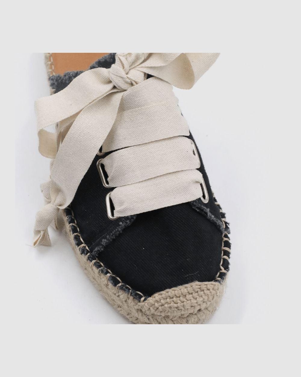 Espadrille Alohas Bella pour Black Femme | ATY-74288013