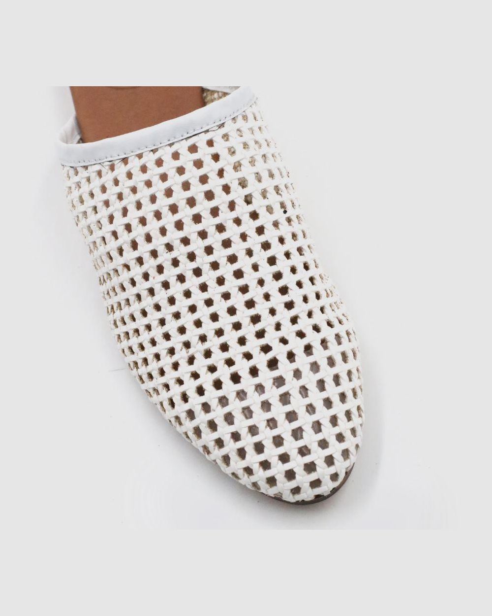 Mules Alohas Agnes pour White Femme | UKK-29944066