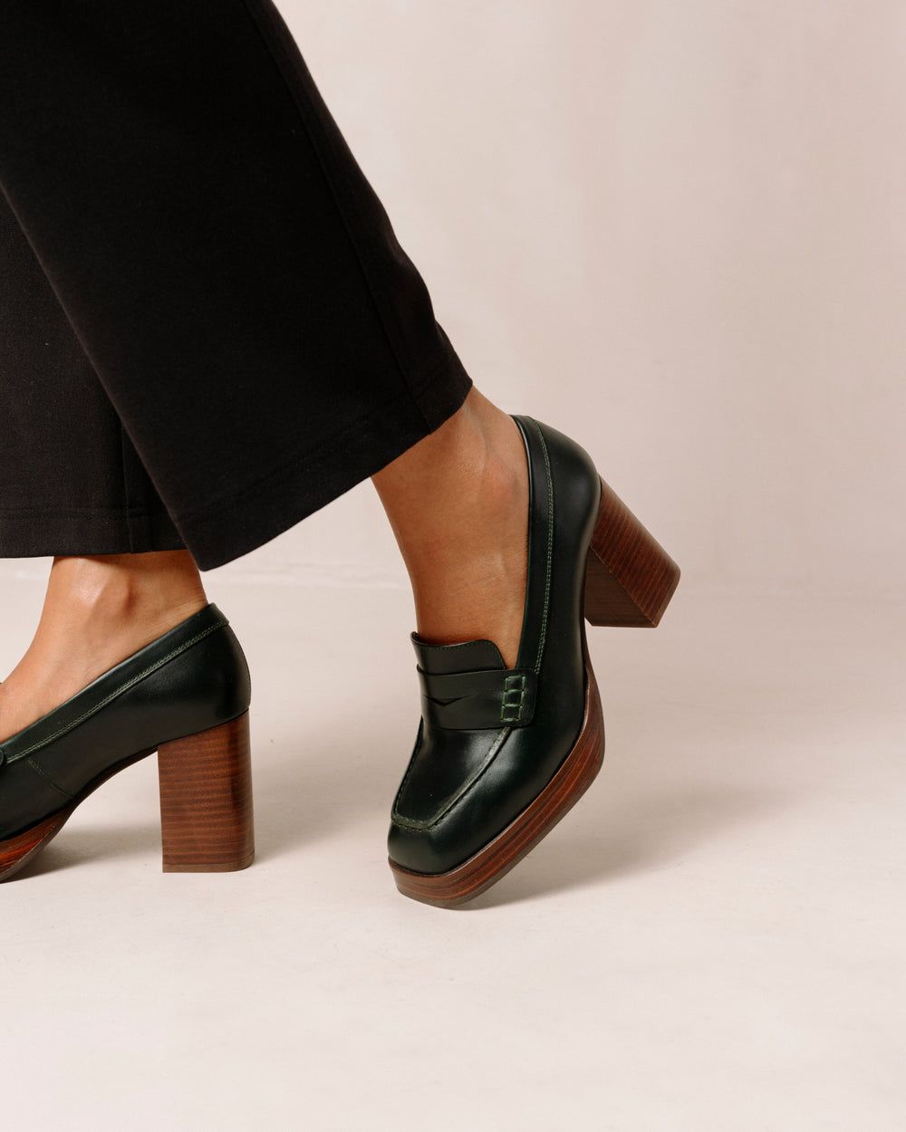 Loafers Alohas Busy pour Jade Green Femme | REG-88389743