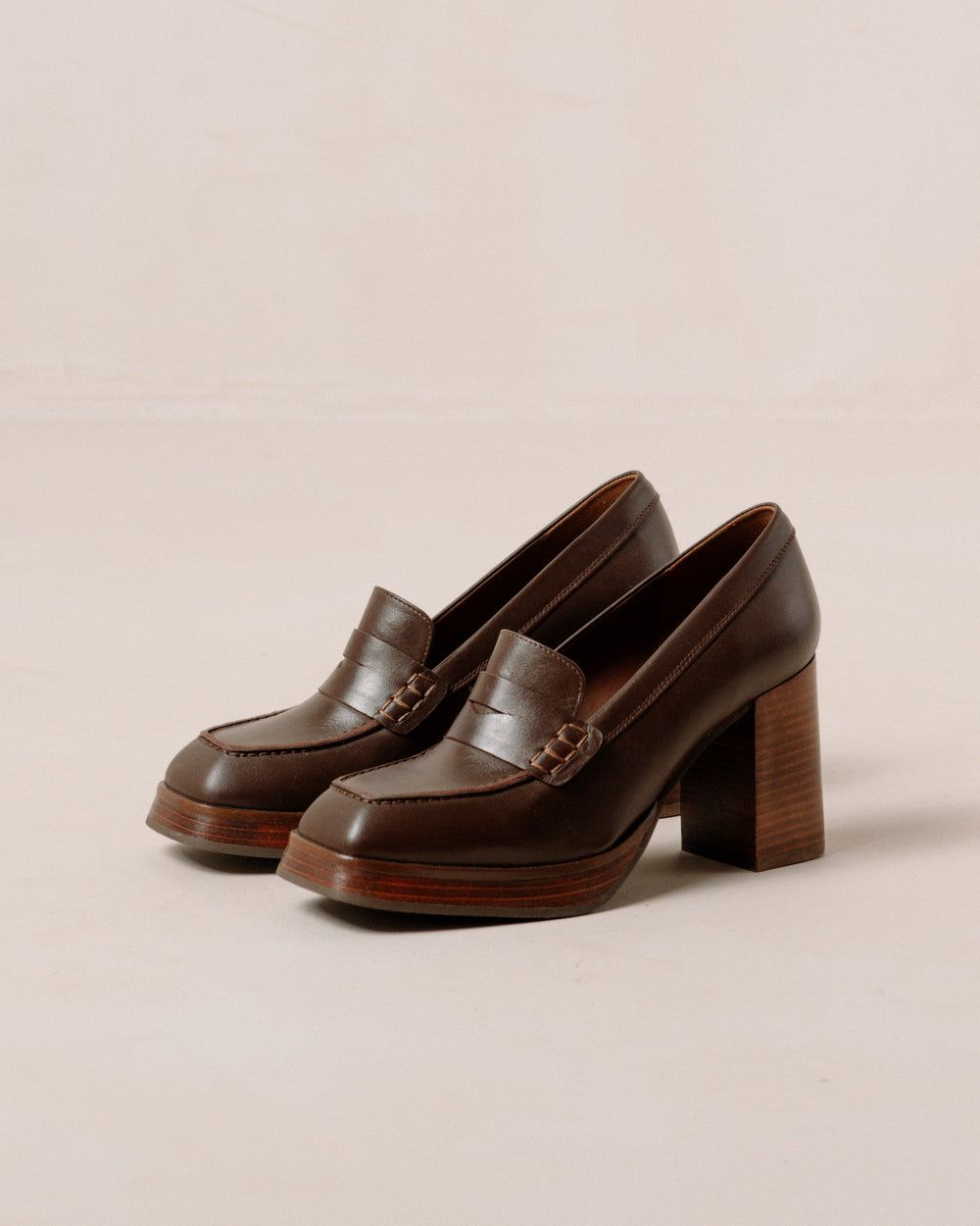 Loafers Alohas Busy pour Coffee Brown Femme | FND-03496639