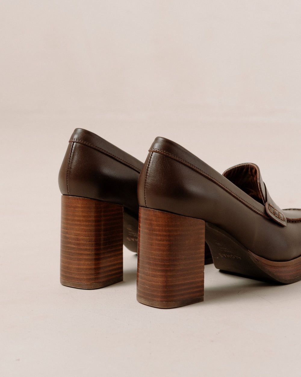 Loafers Alohas Busy pour Coffee Brown Femme | FND-03496639