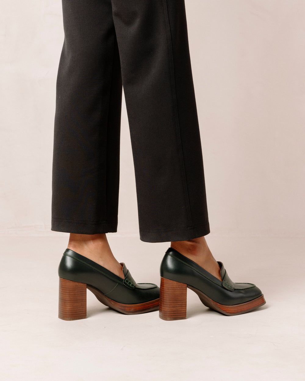 Loafers Alohas Busy pour Jade Green Femme | REG-88389743