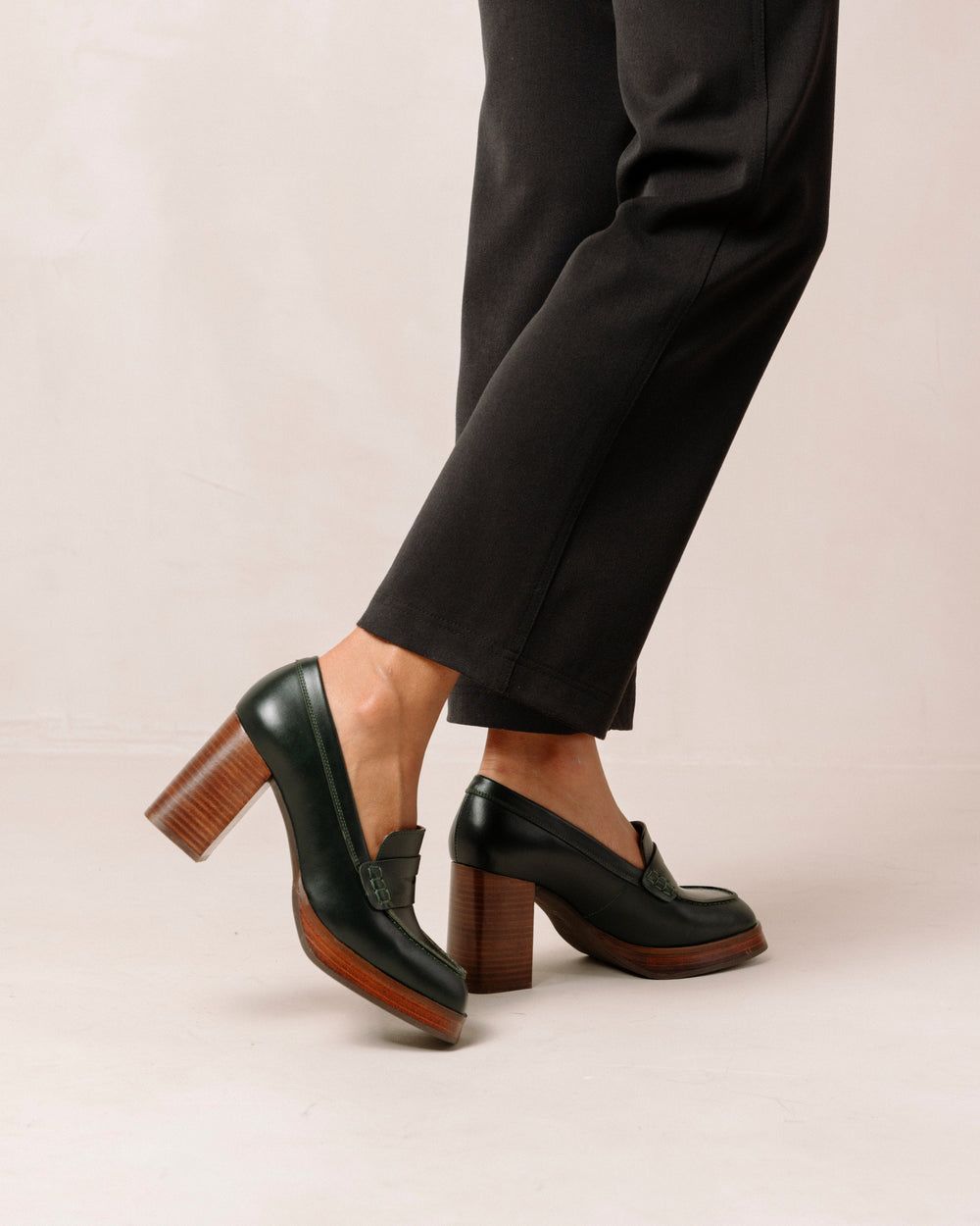 Loafers Alohas Busy pour Jade Green Femme | REG-88389743