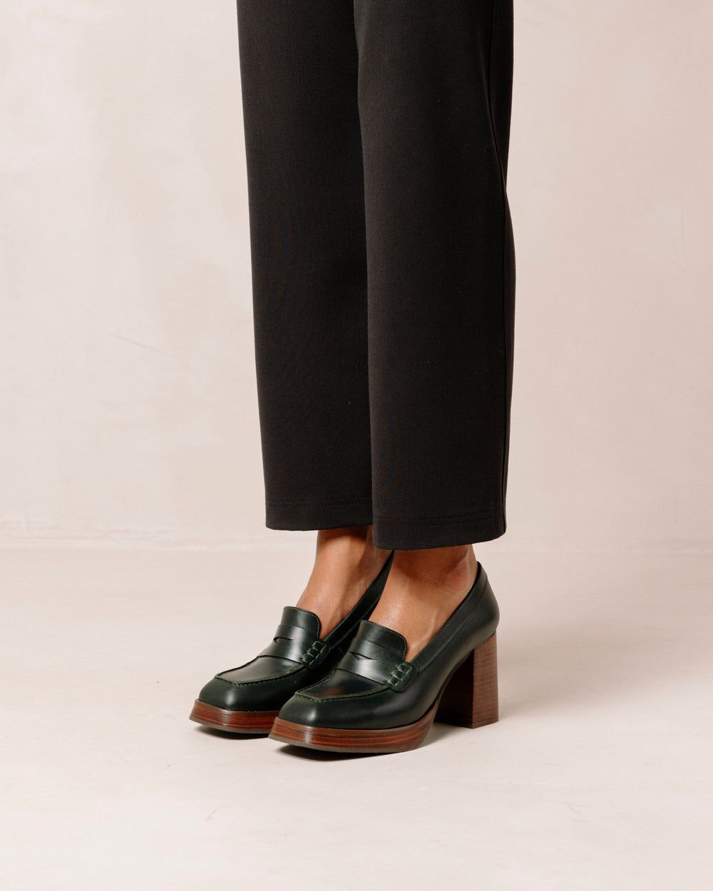 Loafers Alohas Busy pour Jade Green Femme | REG-88389743