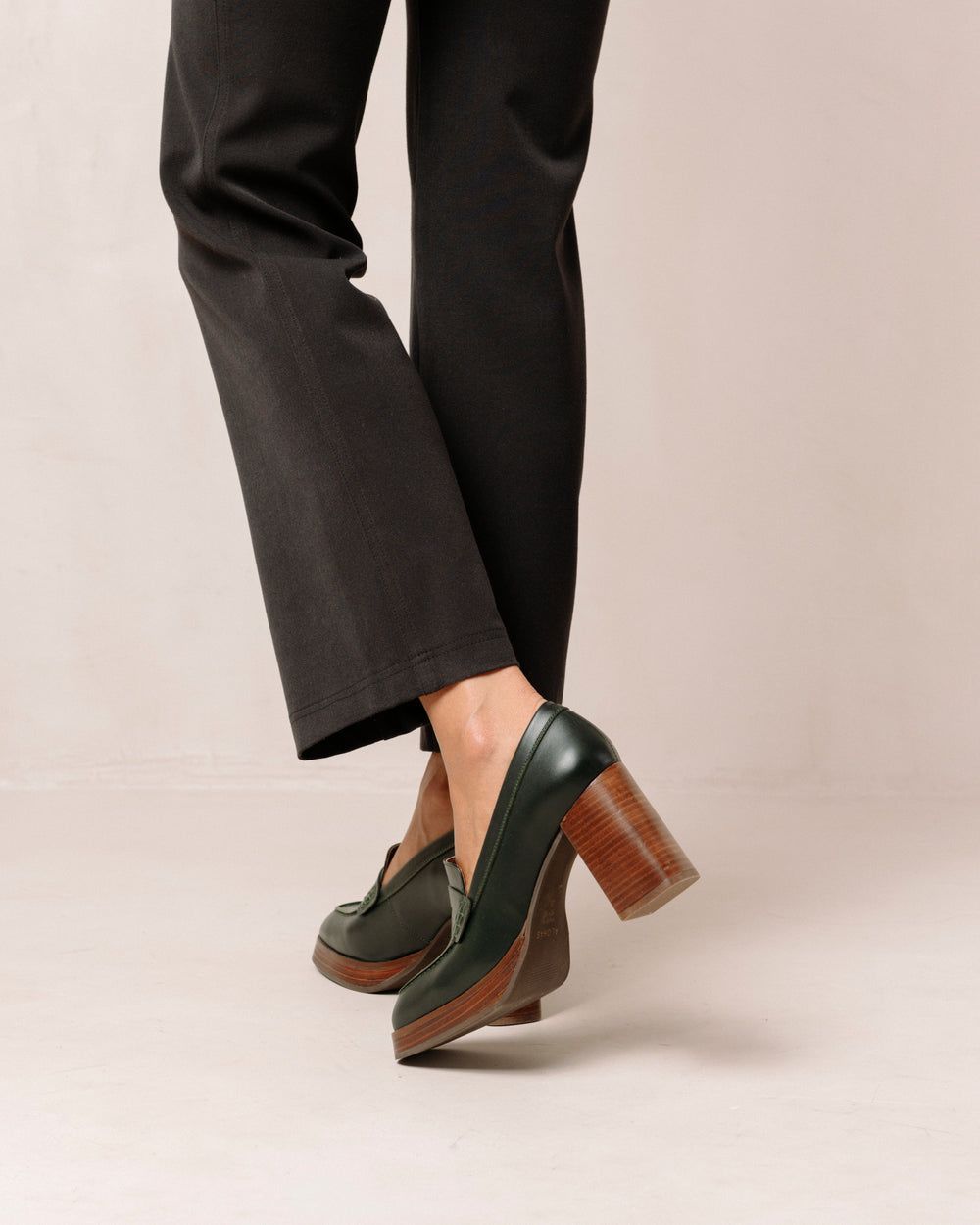 Loafers Alohas Busy pour Jade Green Femme | REG-88389743