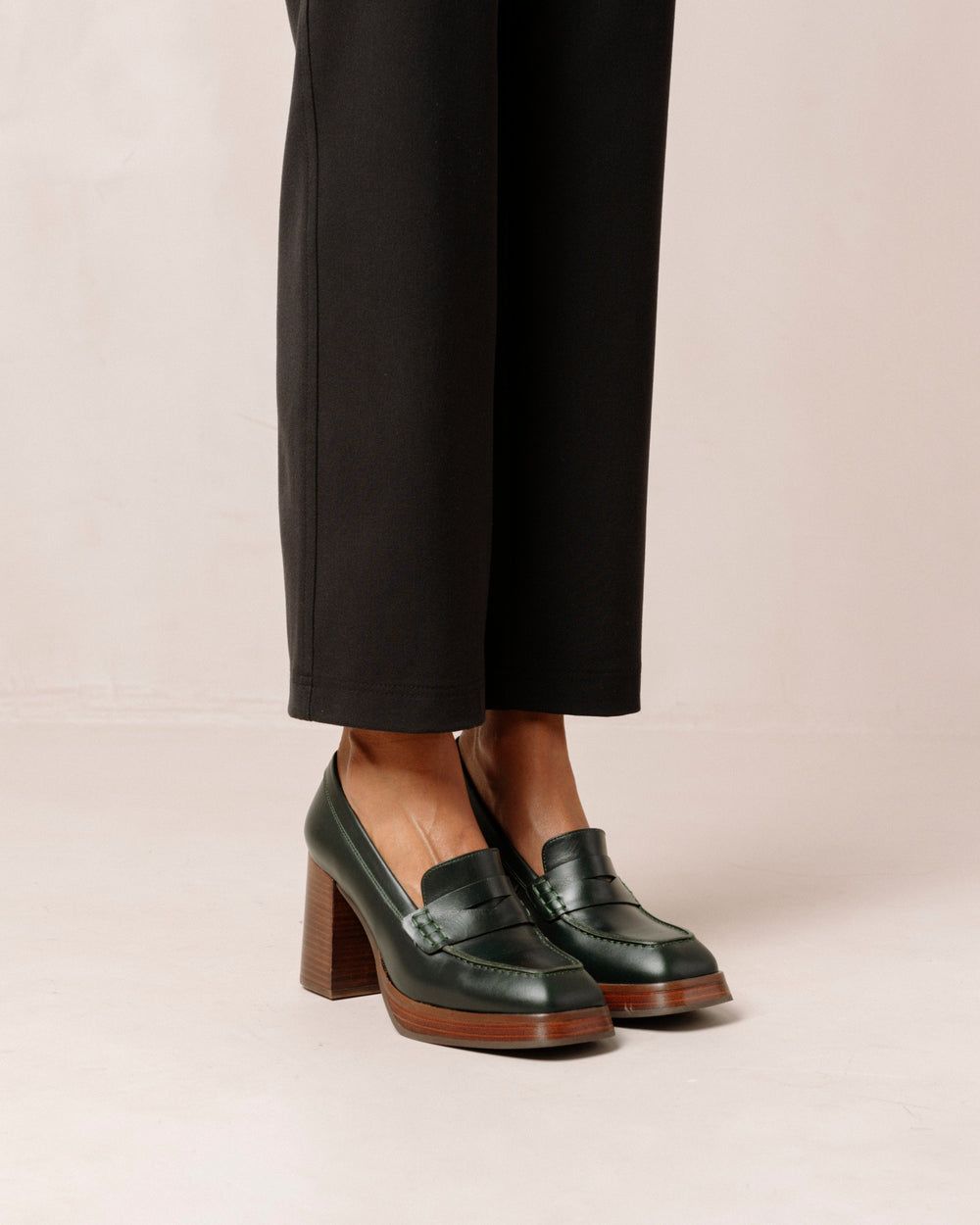 Loafers Alohas Busy pour Jade Green Femme | REG-88389743