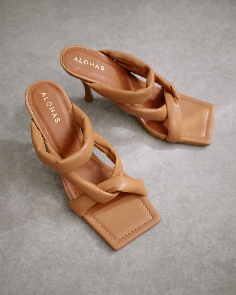 Sandales Alohas Amaretto pour Camel Femme | ZLR-18811836