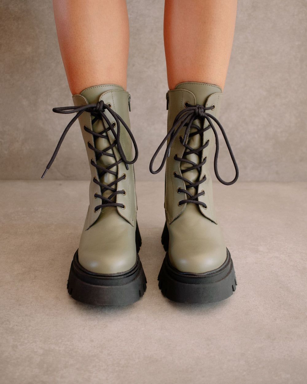 Bottes Alohas Globetrotter pour Dusty Olive Femme | YQT-71509112