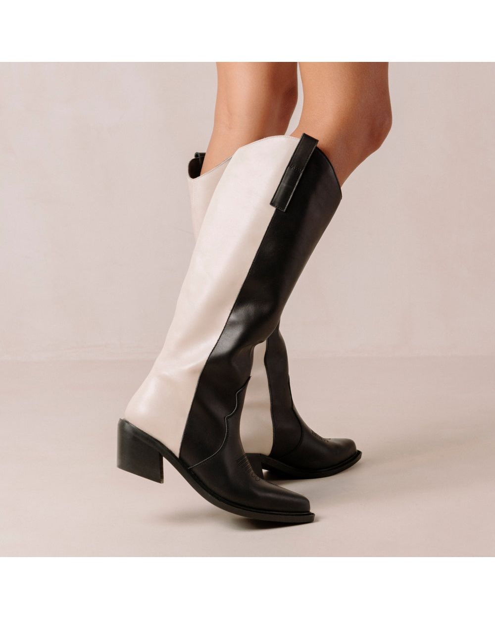 Bottes Alohas Mount pour Black Cream Femme | ZQP-89629534