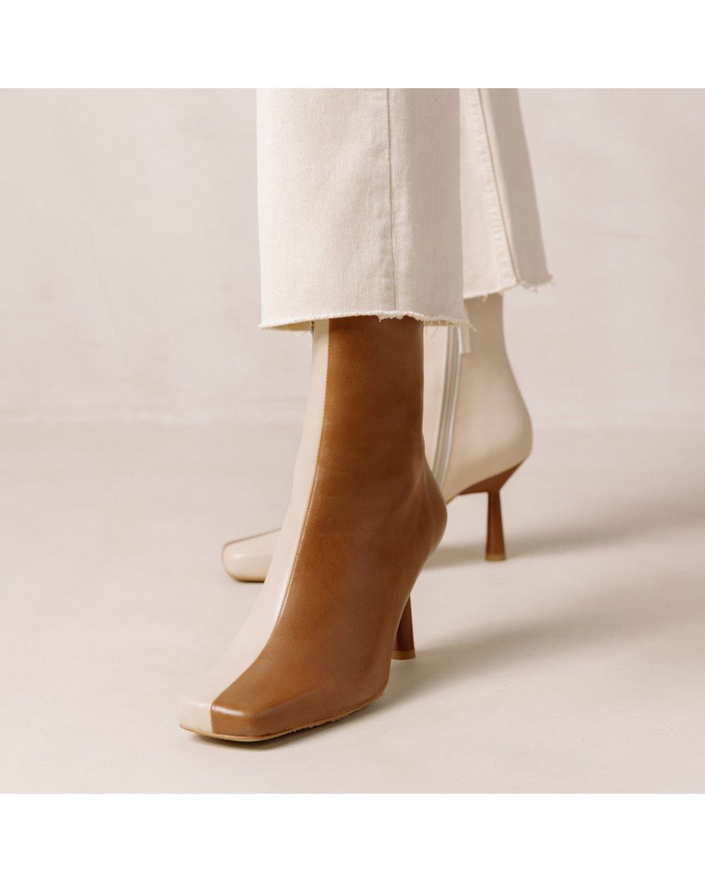 Bottines Alohas Frappé pour Camel Cream Femme | SNW-07066947