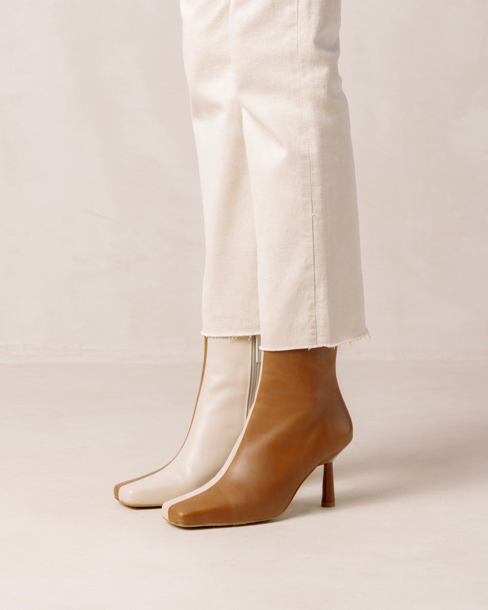 Bottines Alohas Frappé pour Camel Cream Femme | SNW-07066947