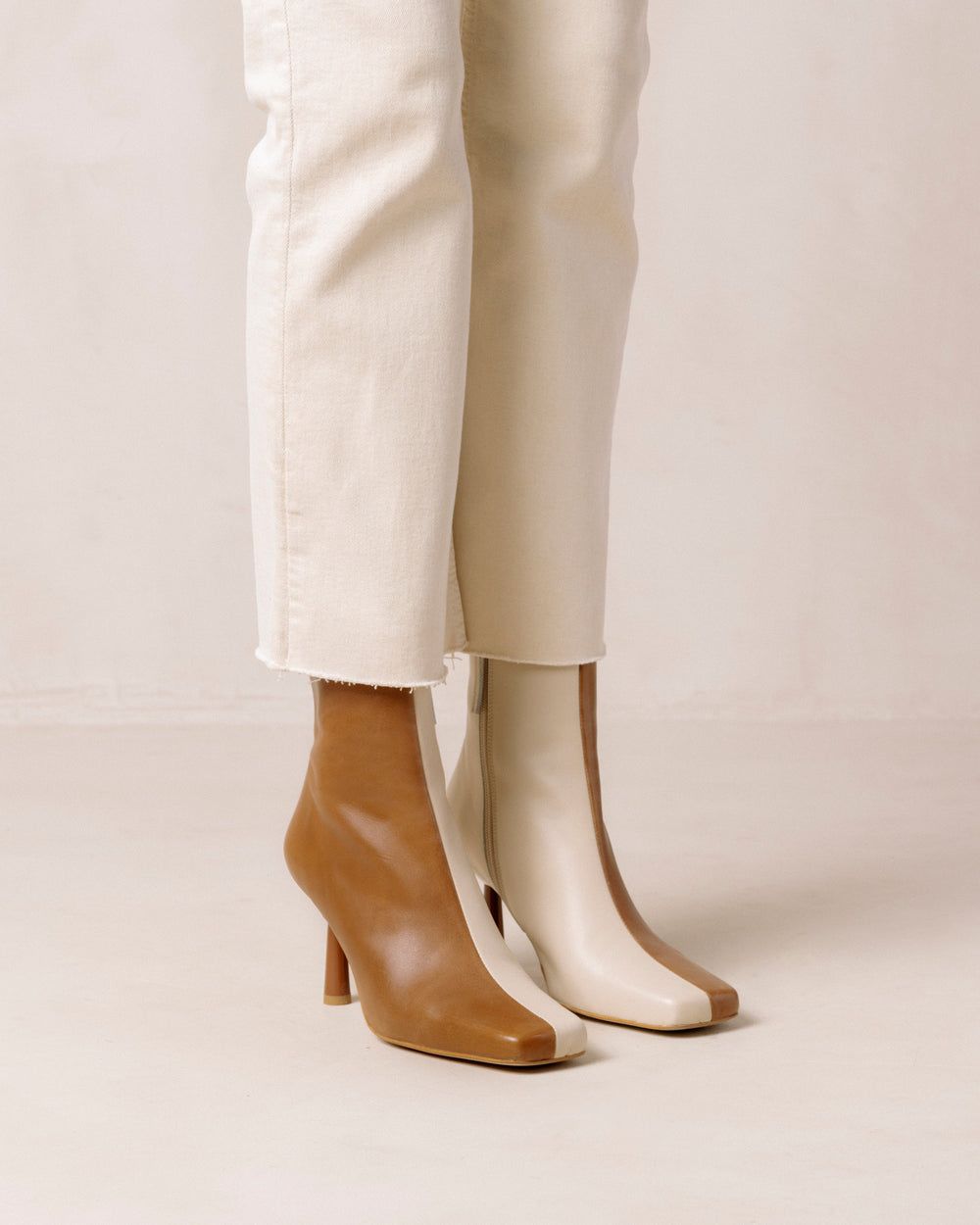 Bottines Alohas Frappé pour Camel Cream Femme | SNW-07066947