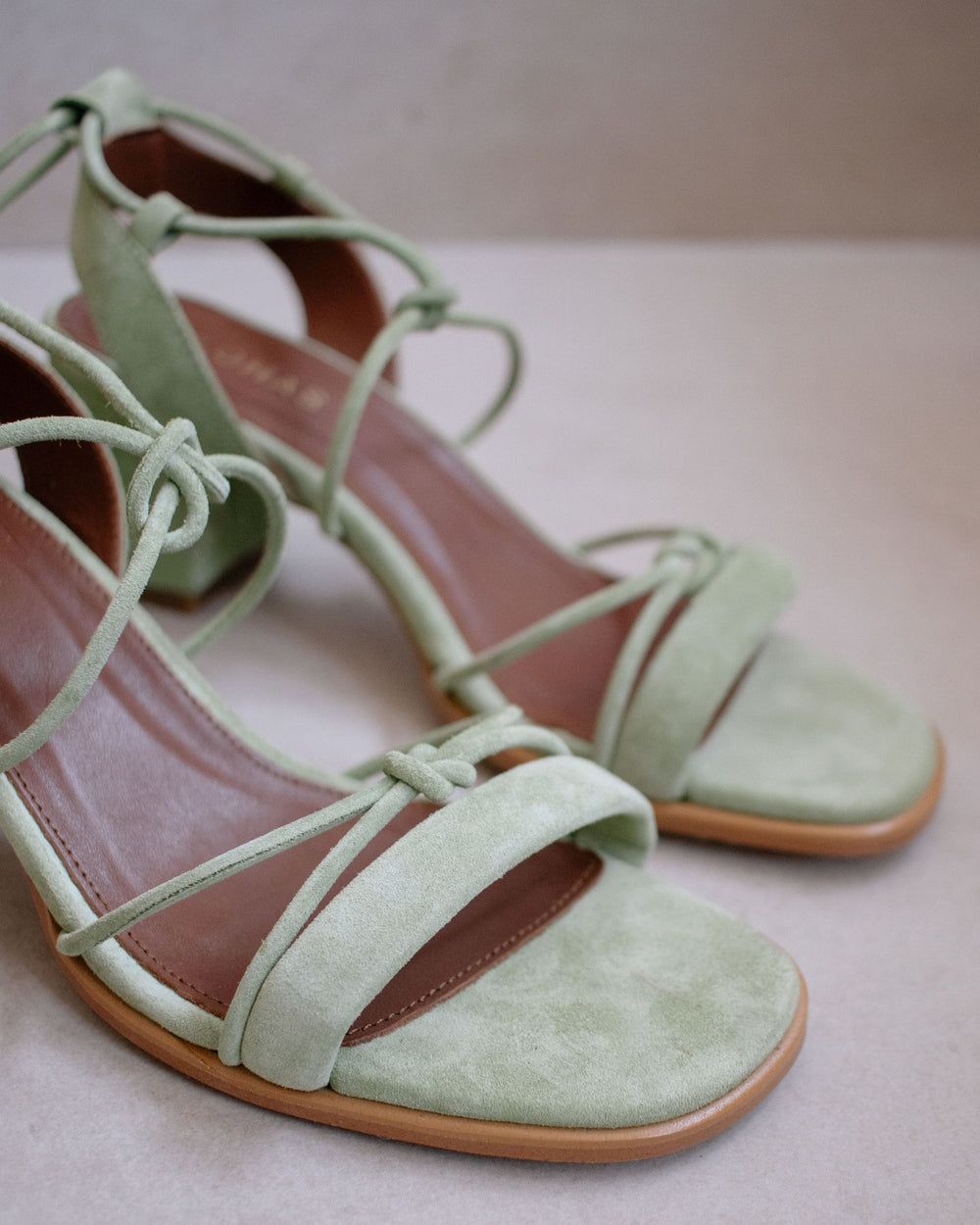 Sandales Alohas Sophie pour Light Green Femme | FNU-80829517