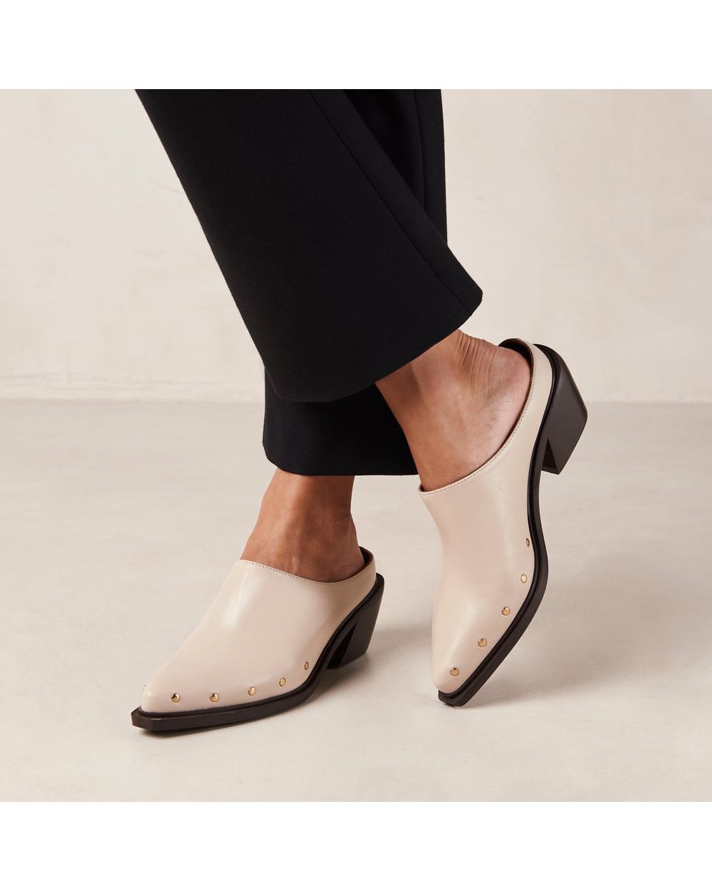 Mules Alohas Lorenzo pour Cream Femme | TUG-01476559