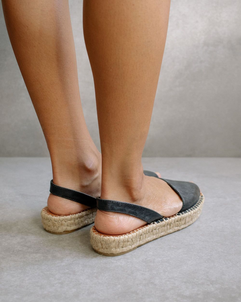 Espadrille Alohas Ibizas pour Black Femme | TOC-61453800