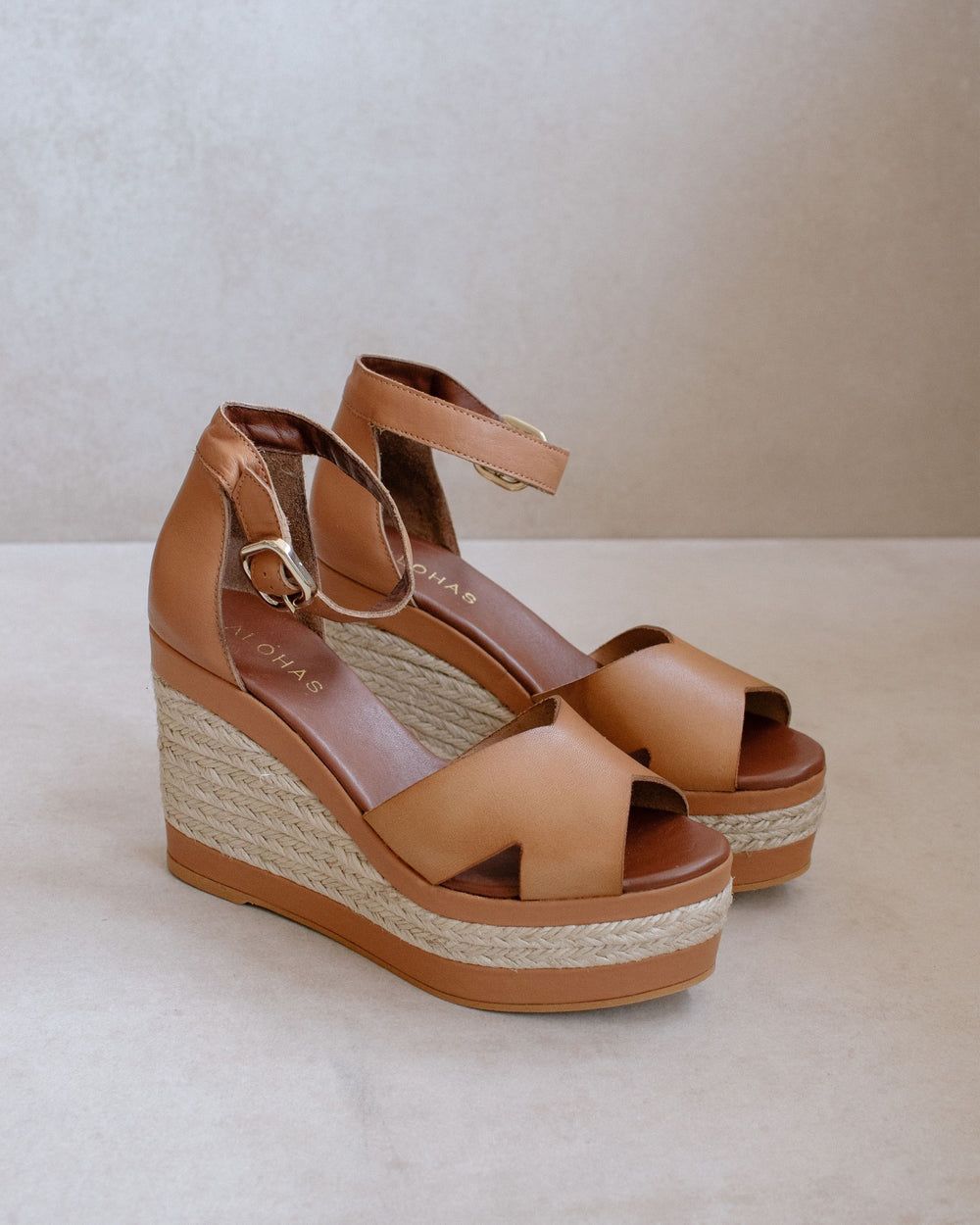 Espadrille Alohas Citronella Plain pour Camel Femme | SJD-09996467