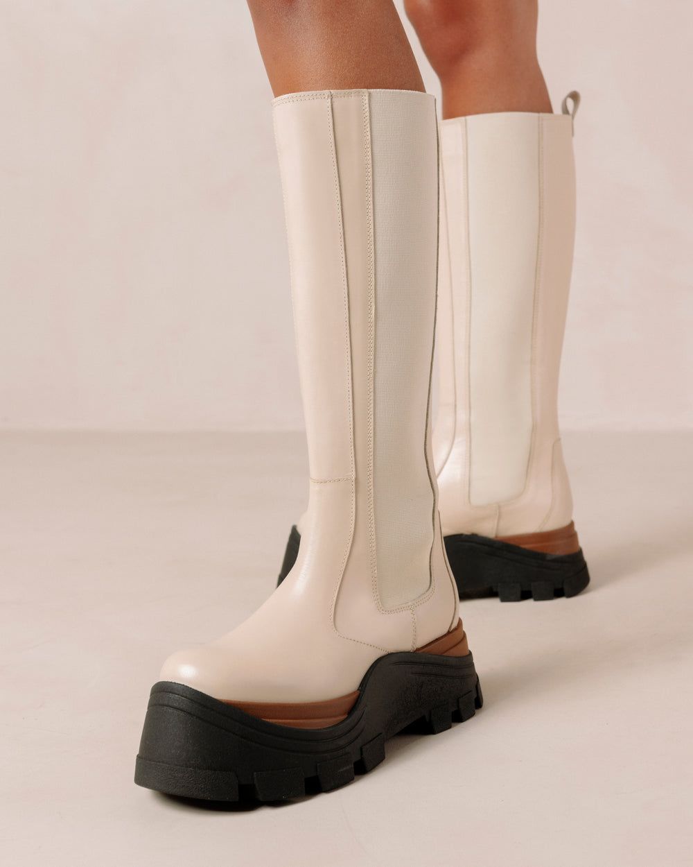 Bottes Alohas Roxie Nutty pour Nutty Cream Femme | ONH-77677449