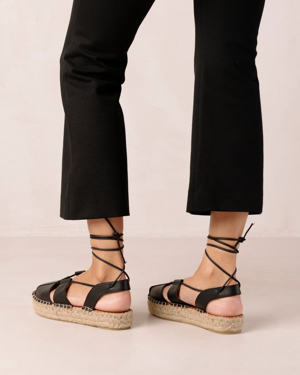 Espadrille Alohas Roots pour Black Femme | JDY-85880730