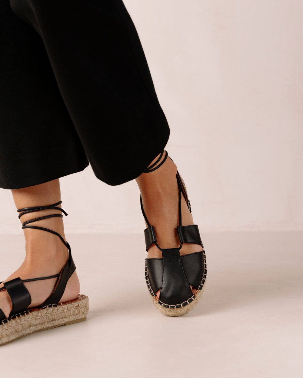 Espadrille Alohas Roots pour Black Femme | JDY-85880730