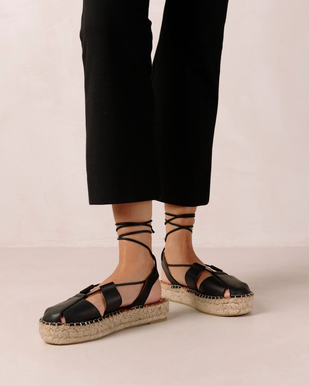 Espadrille Alohas Roots pour Black Femme | JDY-85880730