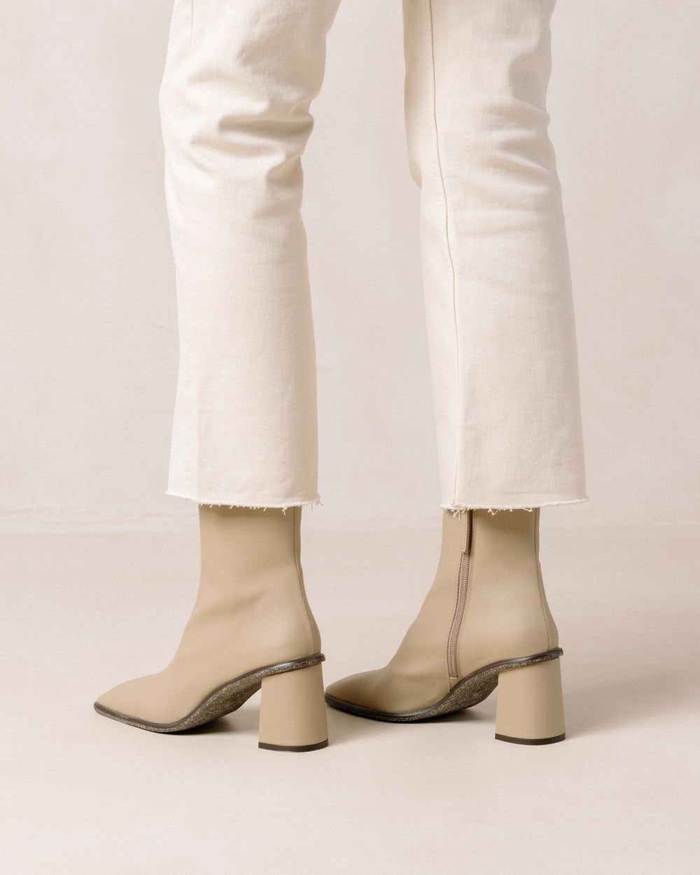 Bottines Alohas West Cactus pour Warm Sand Beige Femme | KXF-93291962