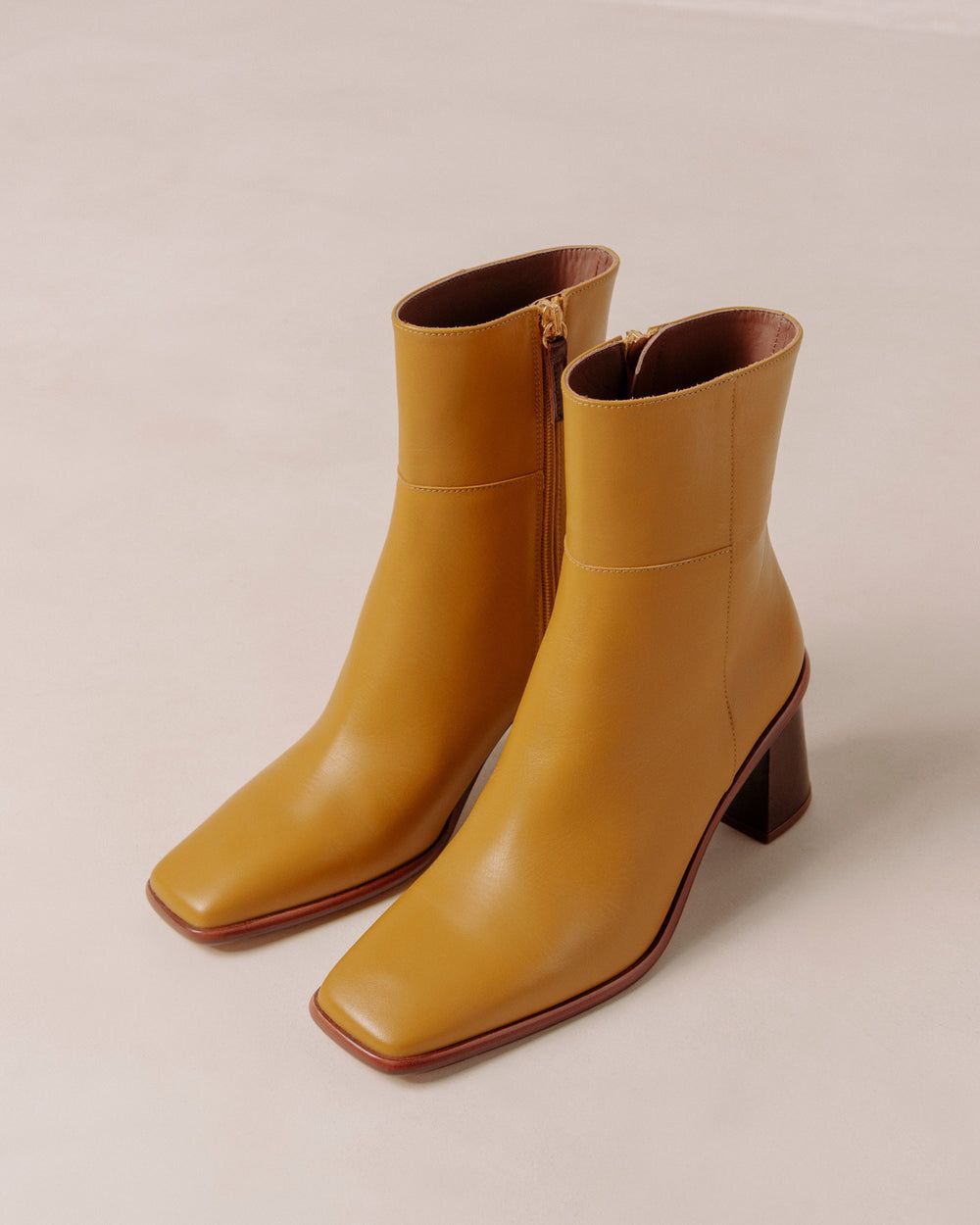 Bottines Alohas West Vintage pour Marigold Yellow Femme | FWX-14648691