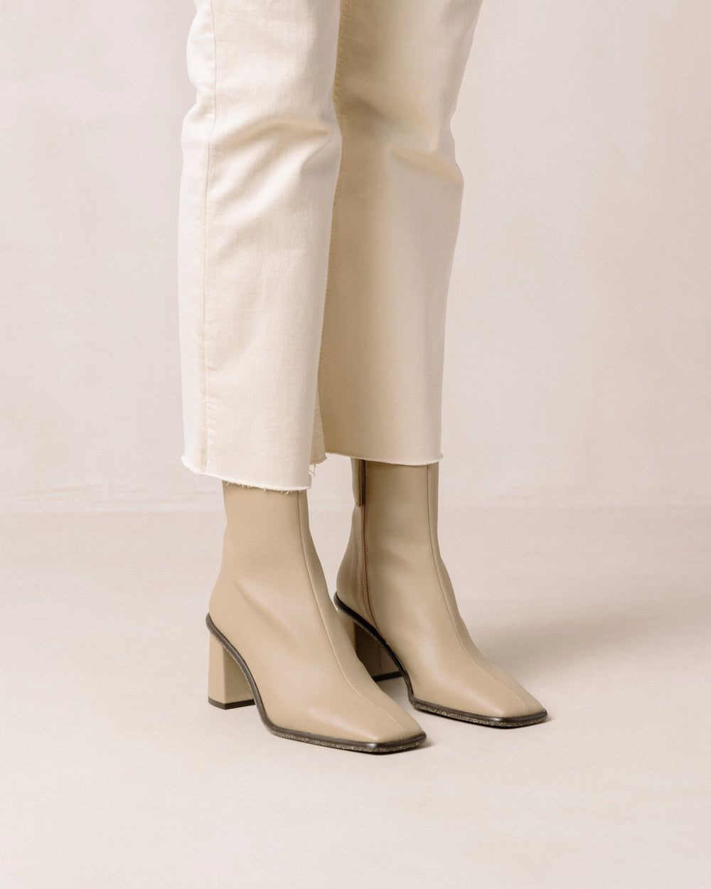 Bottines Alohas West Cactus pour Warm Sand Beige Femme | KXF-93291962