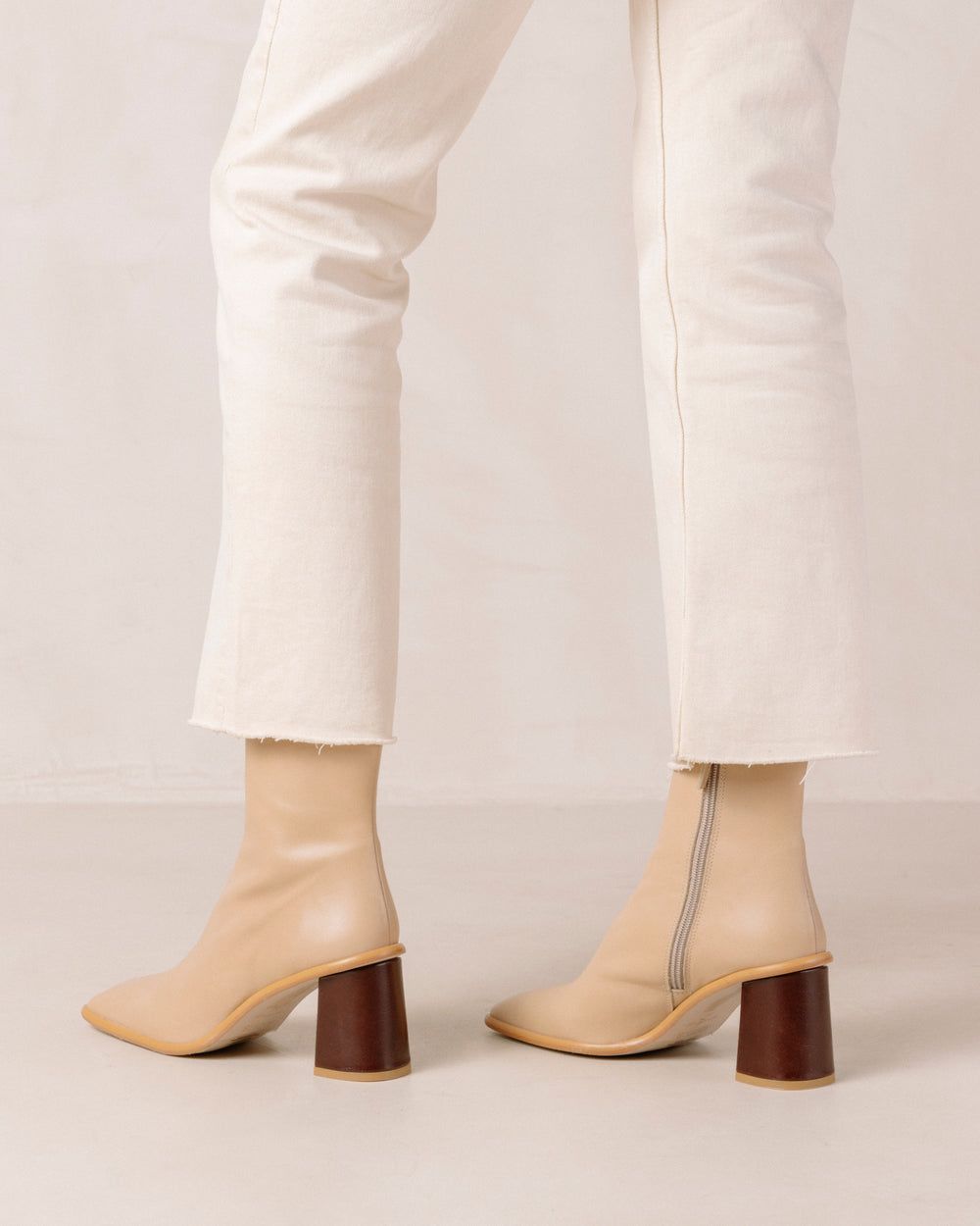 Bottines Alohas West Cape Vintage pour Stone Beige Femme | RWP-57018005