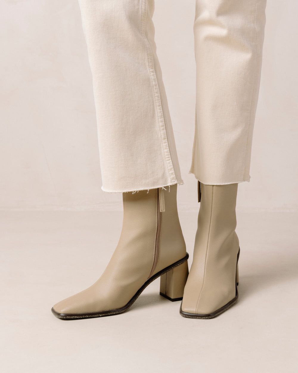 Bottines Alohas West Cactus pour Warm Sand Beige Femme | KXF-93291962