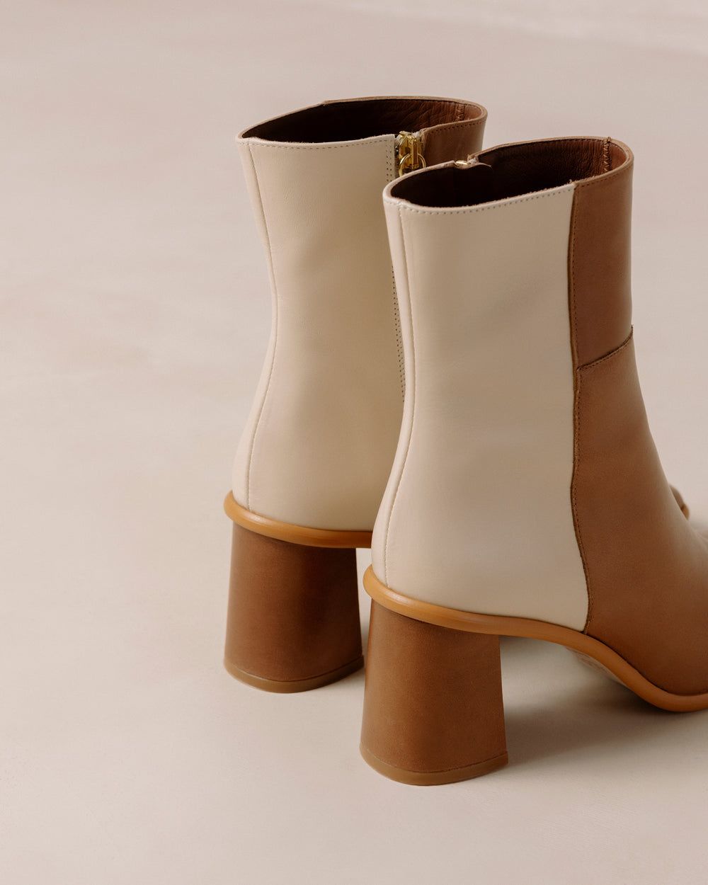 Bottines Alohas West pour Camel Cream Femme | ZMT-45798152