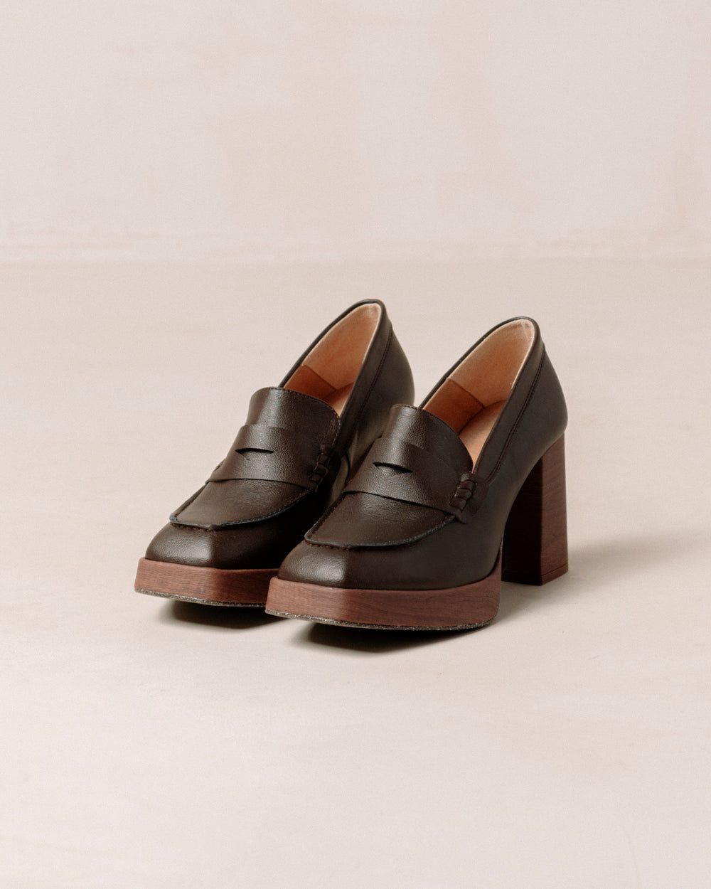 Loafers Alohas Busy pour Corn Coffee Brown Femme | LNB-25256703